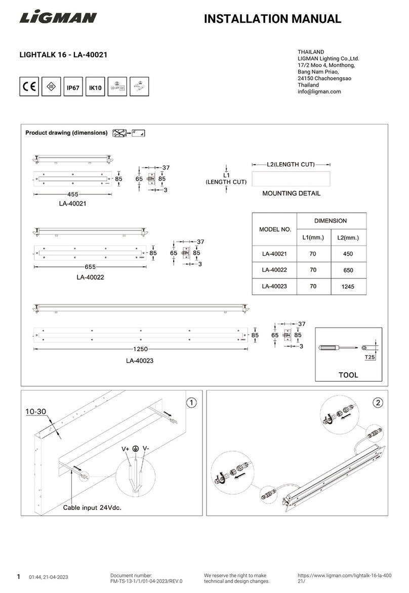LIGMAN LA-40021 User manual