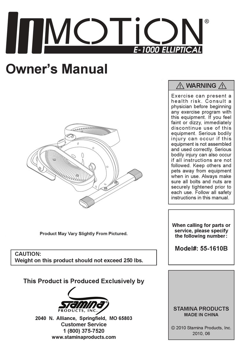 Stamina 55-1610B User manual
