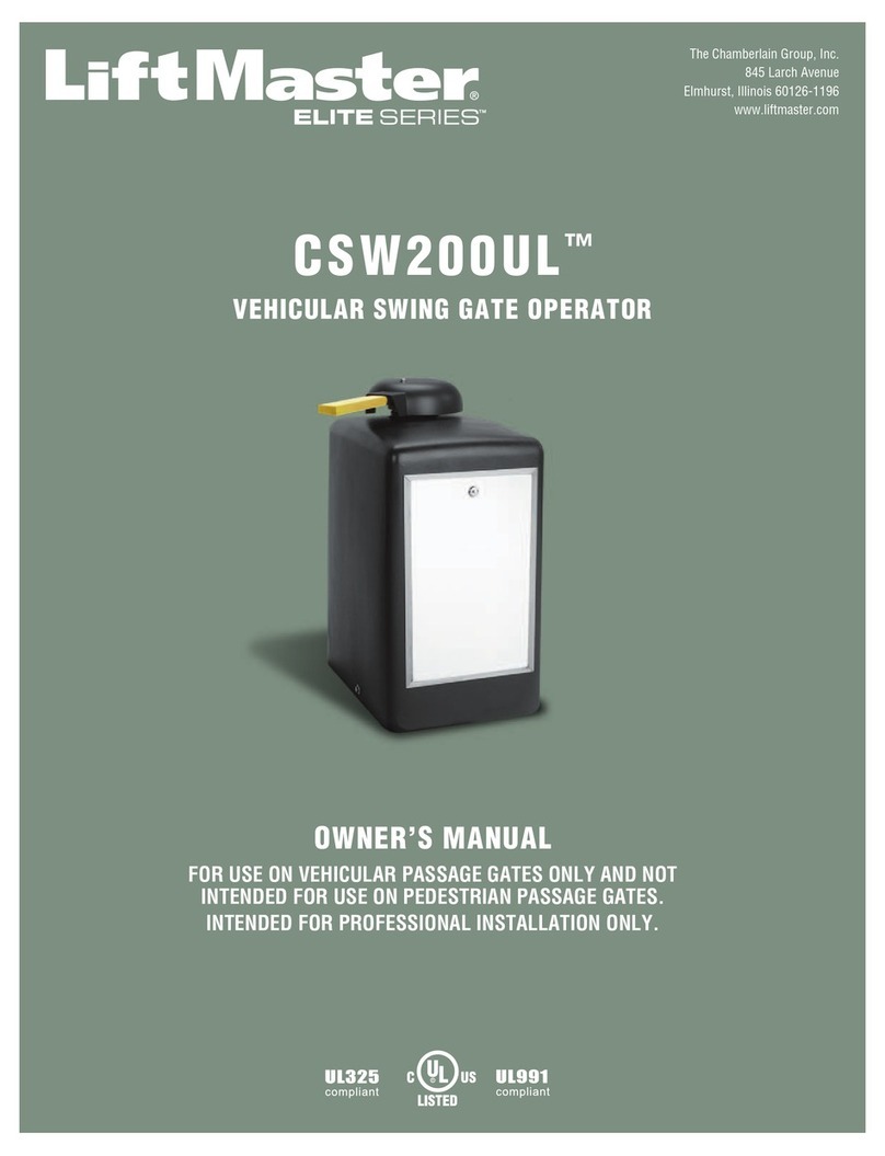 Chamberlain ELITE Series owner's manual