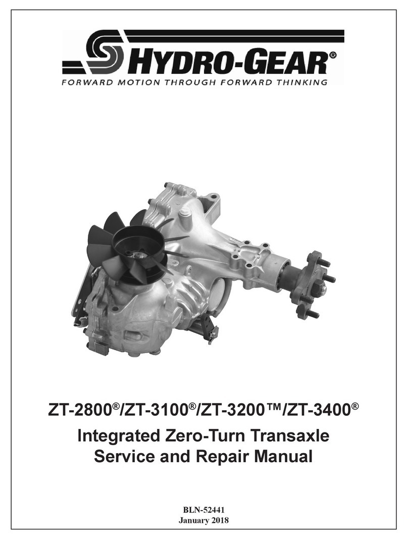 Hydro-Gear ZT-3600 Service and repair manual