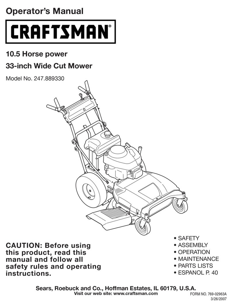 Craftsman 12A-764M799 User manual