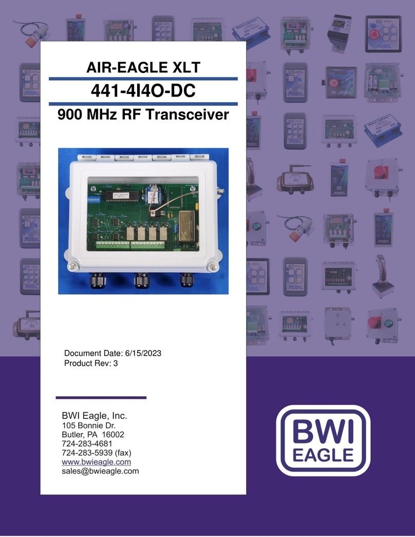 BWI Eagle AIR-EAGLE XLT 441-4I4O-DC User manual