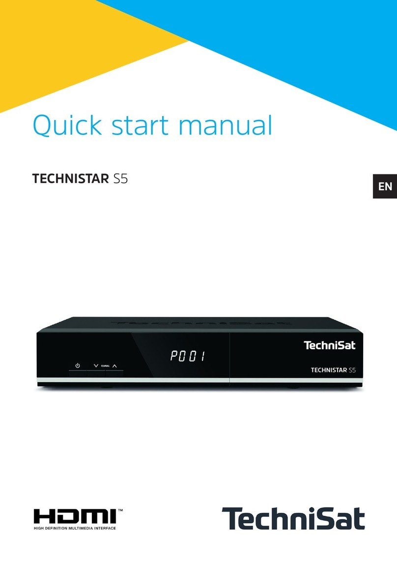 TechniSat TECHNISTAR S5 Instruction manual