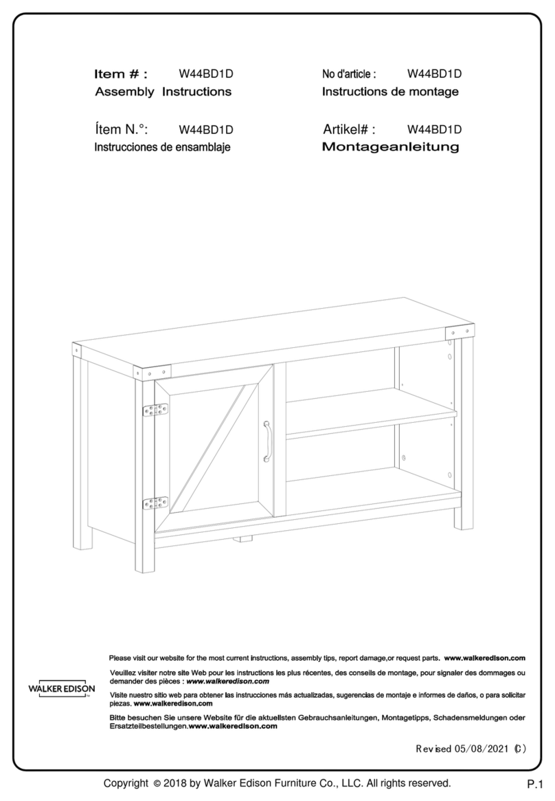 Walker Edison W44BD1D User manual