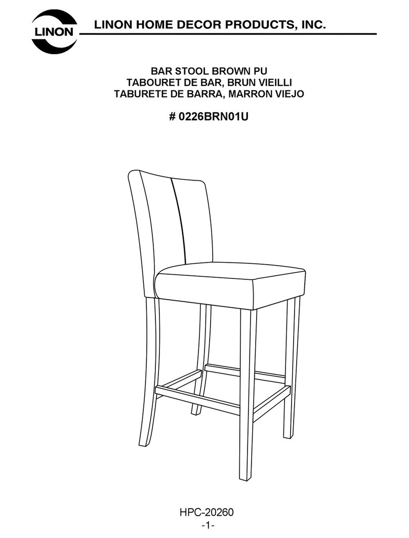 Linon 0226BRN01U User manual