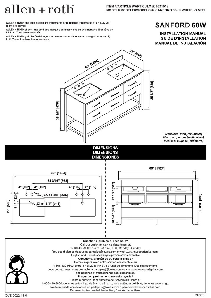 Allen + Roth SANFORD 60W User manual