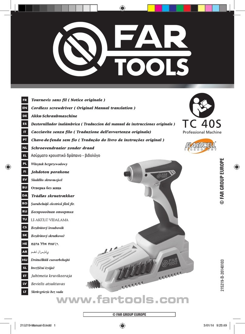 Far Tools TC 40S Original manual translation