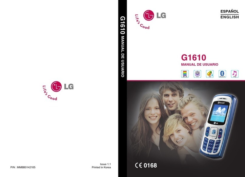 LG G1610 User manual