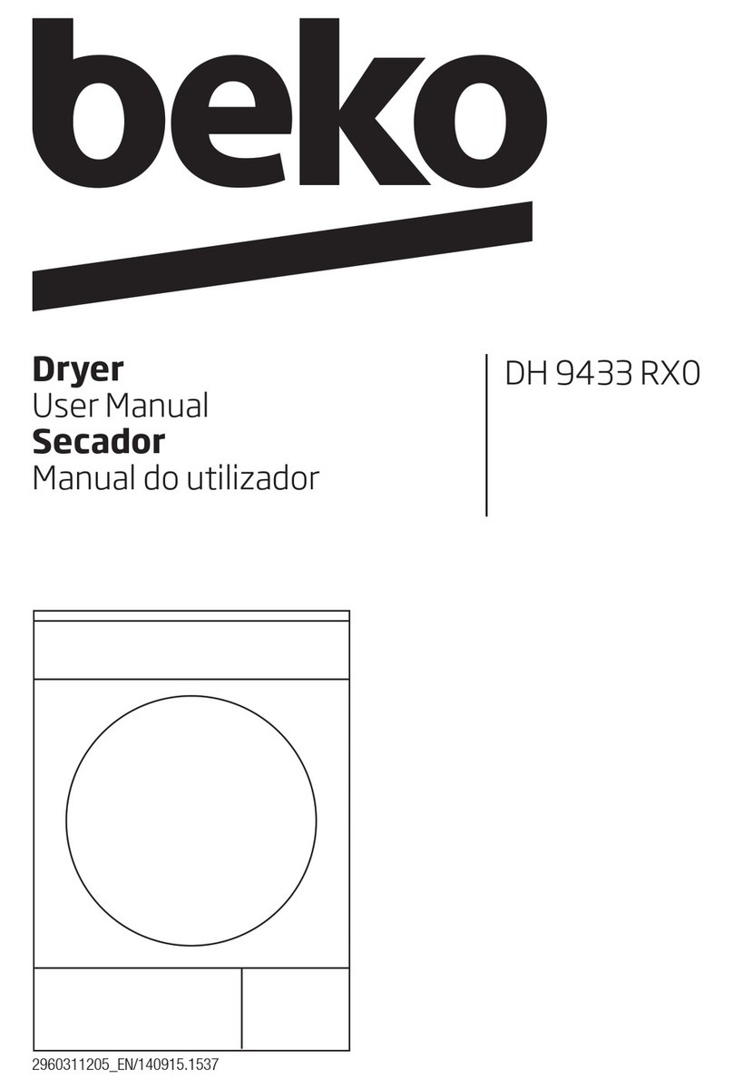 Beko DH 9433 RX0 user manual