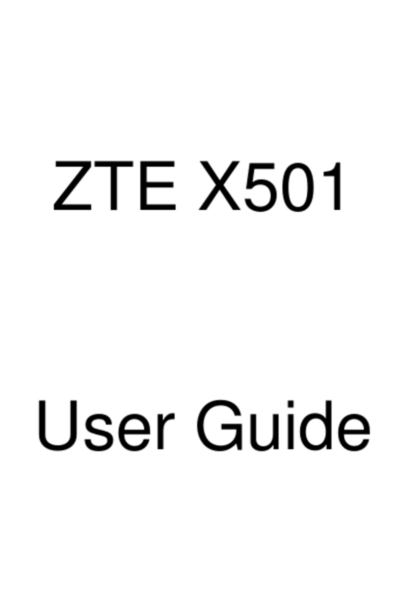 Zte X501 User manual