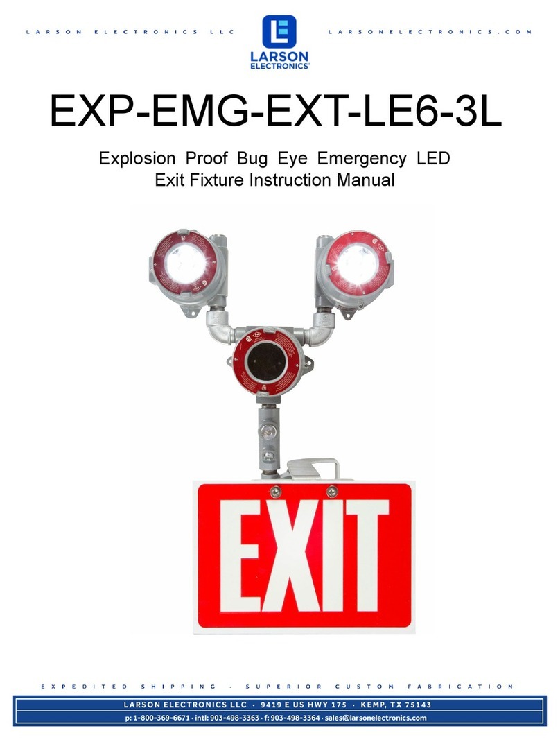 Larson Electronics EXP-EMG-EXT-LE6-3L User manual