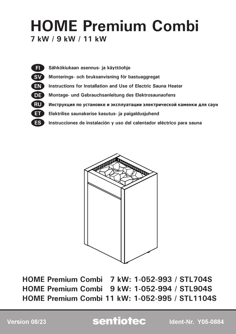 Sentiotec HOME Premium Combi Instructions for installation and use Sentiotec HOME Premium Combi Instructions for installation and use