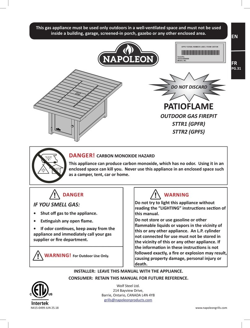 Napoleon STTR1 User manual
