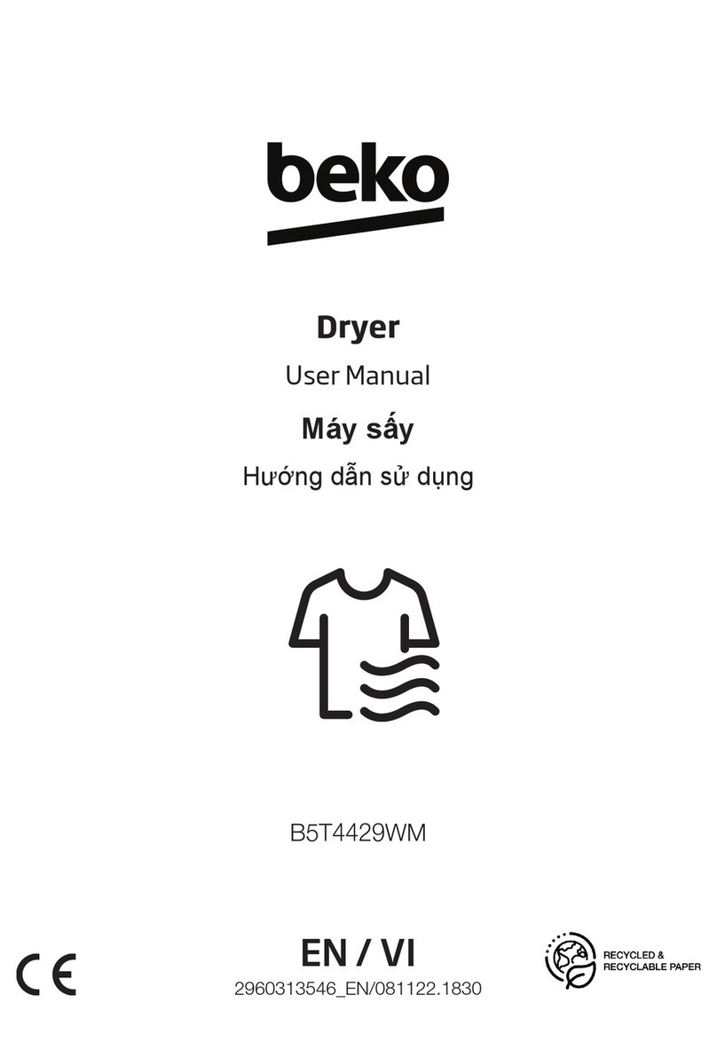 Beko B5T4429WM user manual