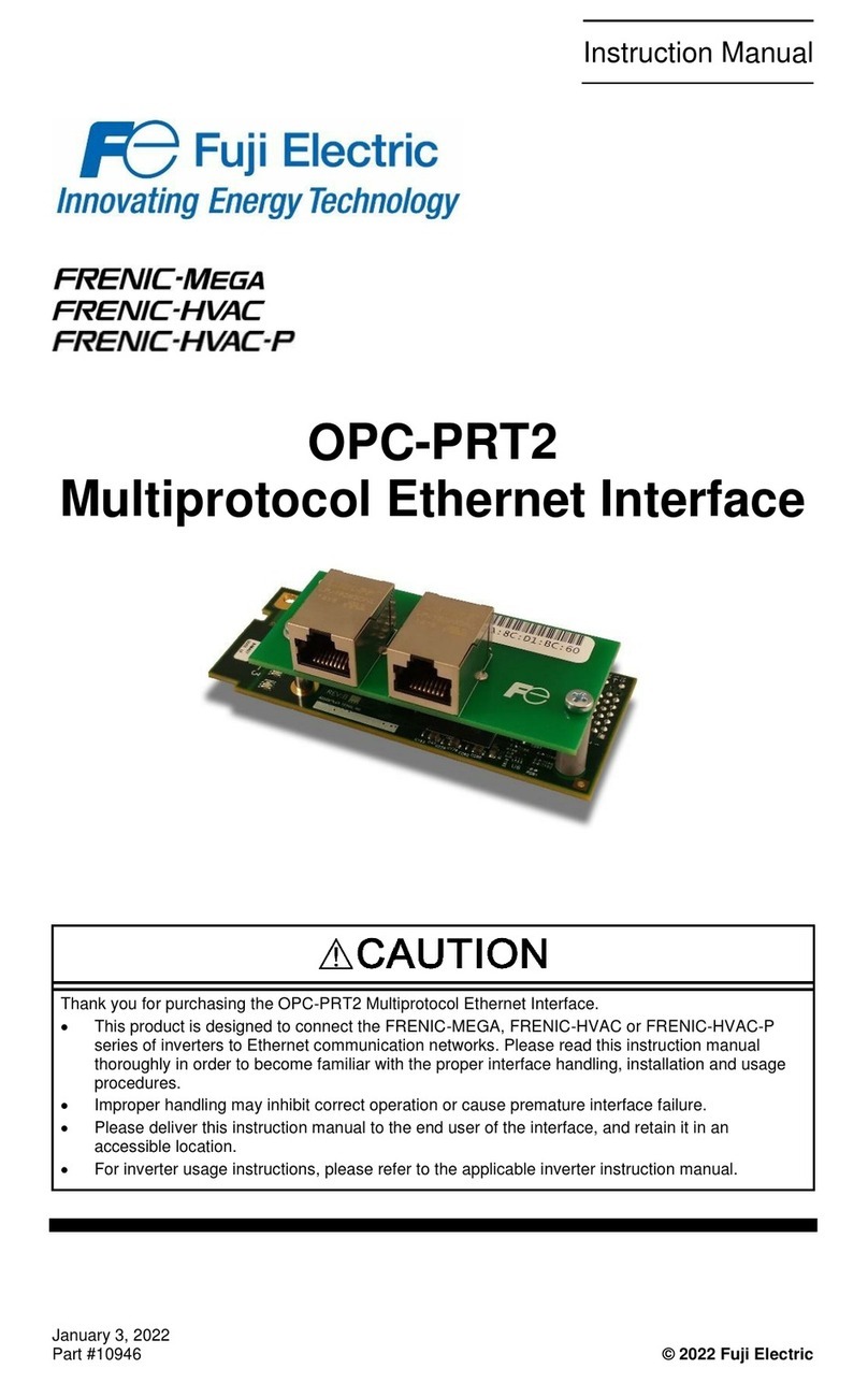 Fuji Electric OPC-PRT2 instruction manual