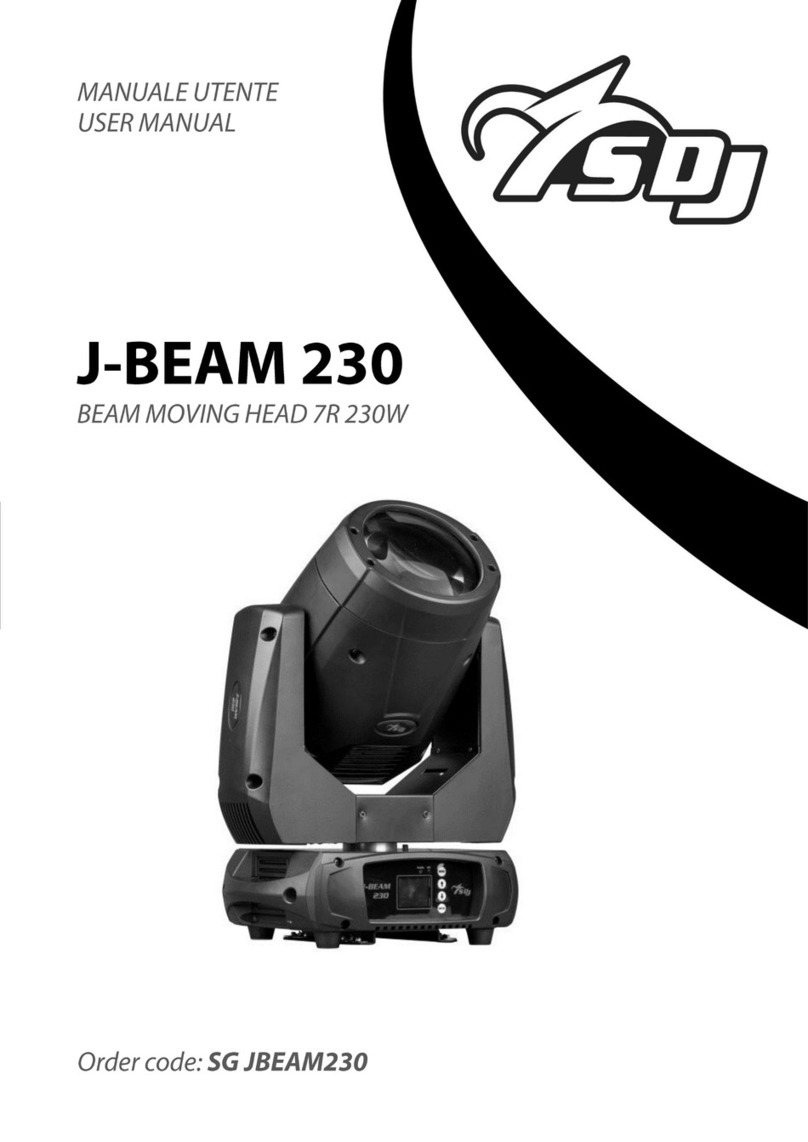 PROEL SAGITTER J-BEAM 230 User manual PROEL SAGITTER J-BEAM 230 User manual