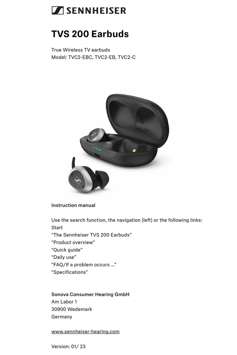 Sennheiser TVS 200 User manual