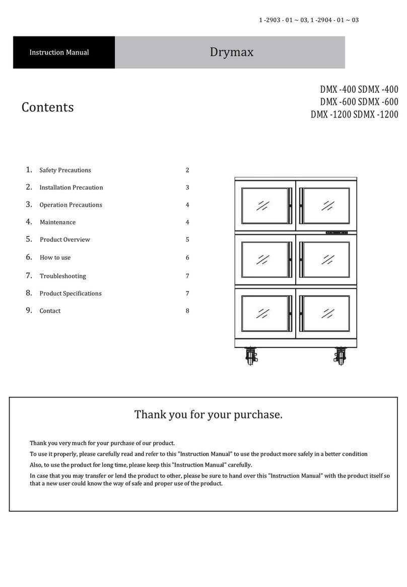 AS ONE Drymax DMX-400 instruction manual