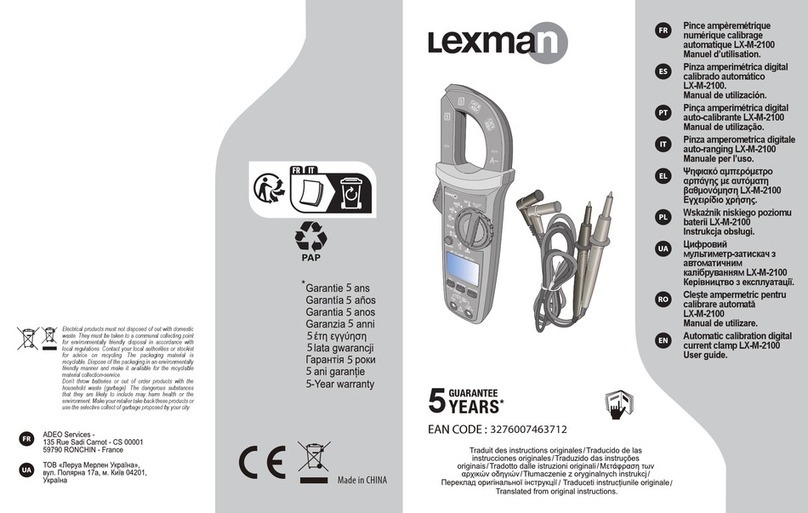LEXMAN LX-M-2100 user guide