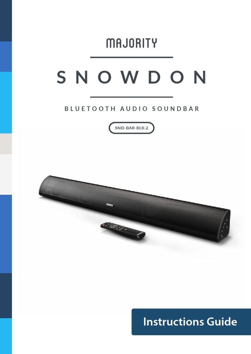 MAJORITY SNO-BAR-BLK-2 Instruction guide