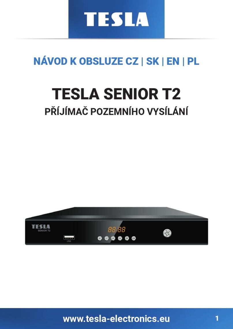 Tesla SENIOR T2 operating instructions