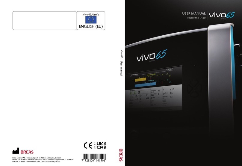 Breas Vivo 65 user manual