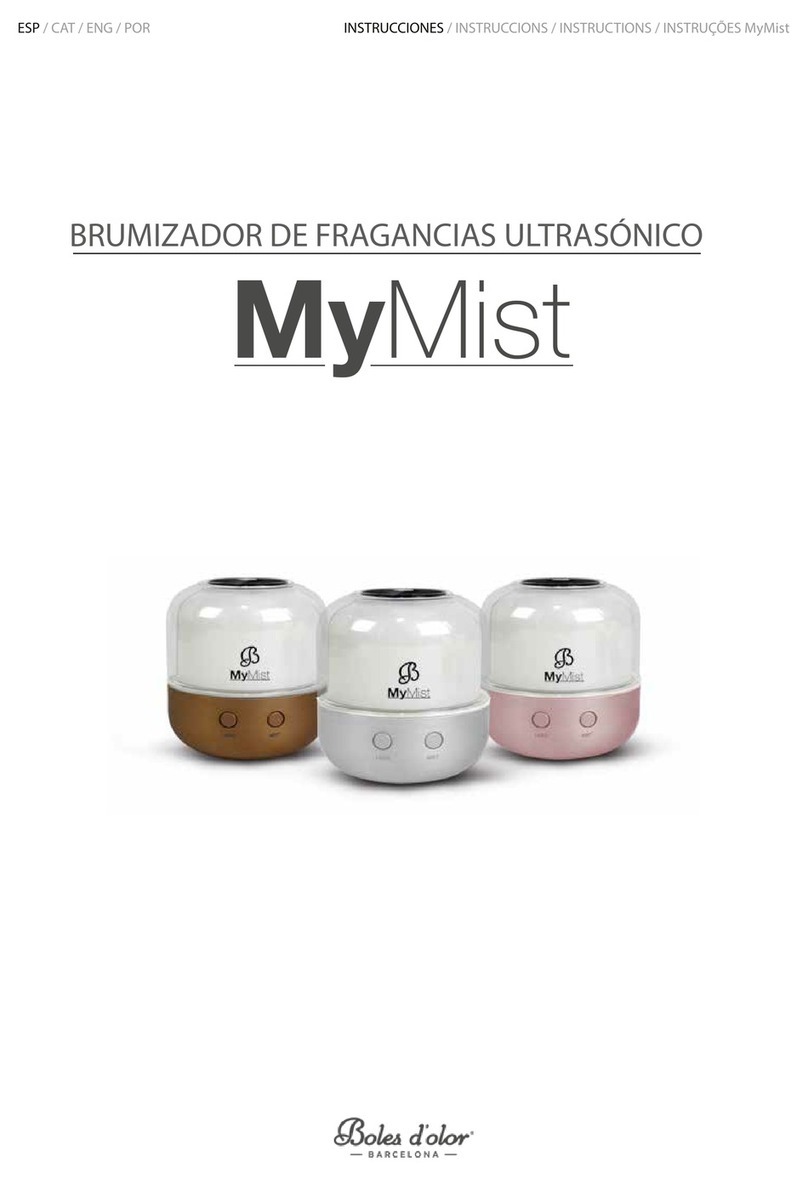 Boles d'olor MyMist instructions Boles d'olor MyMist instructions