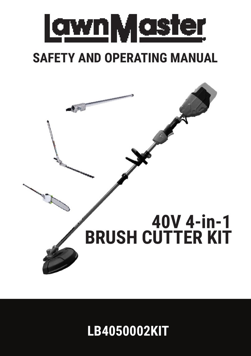 LawnMaster LB4050002KIT Safety and operating manual