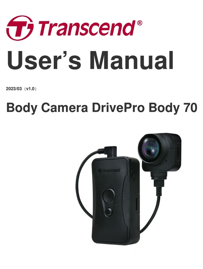 Transcend DrivePro Body 70 user manual