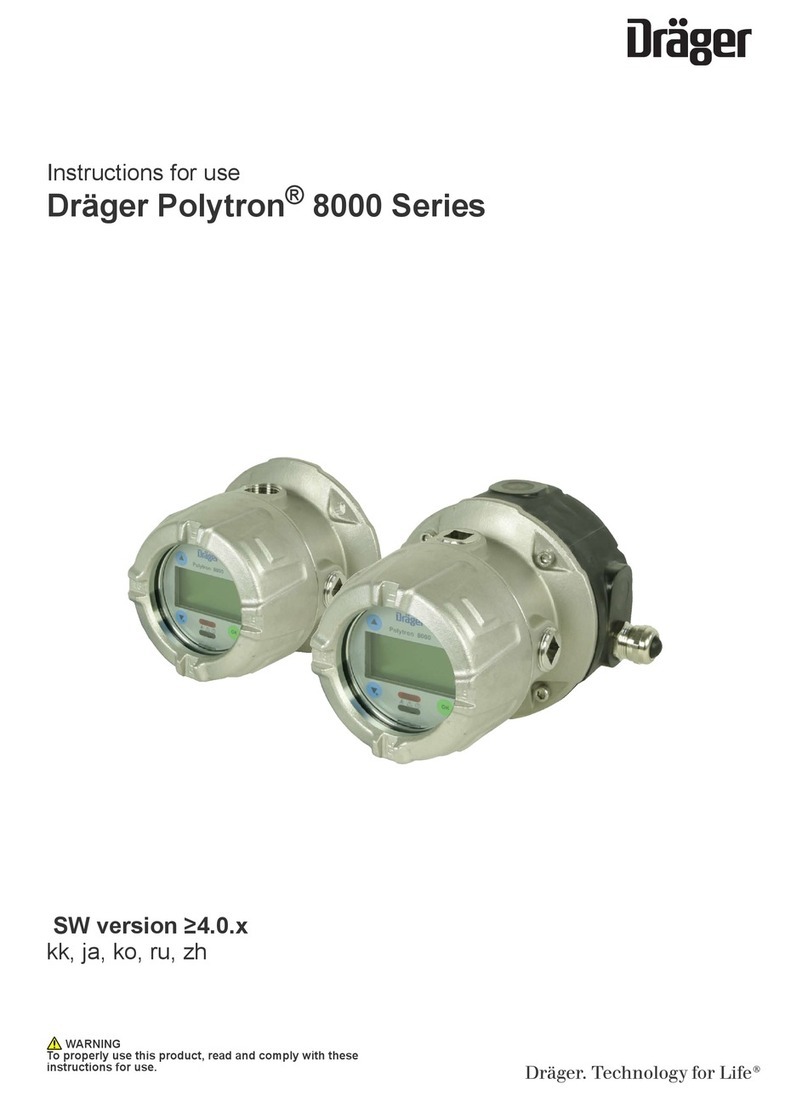 Dräger Polytron 8000 Series Instructions for use