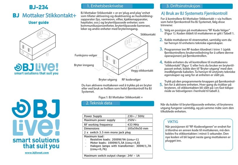 BJ Live BJ-234 user guide