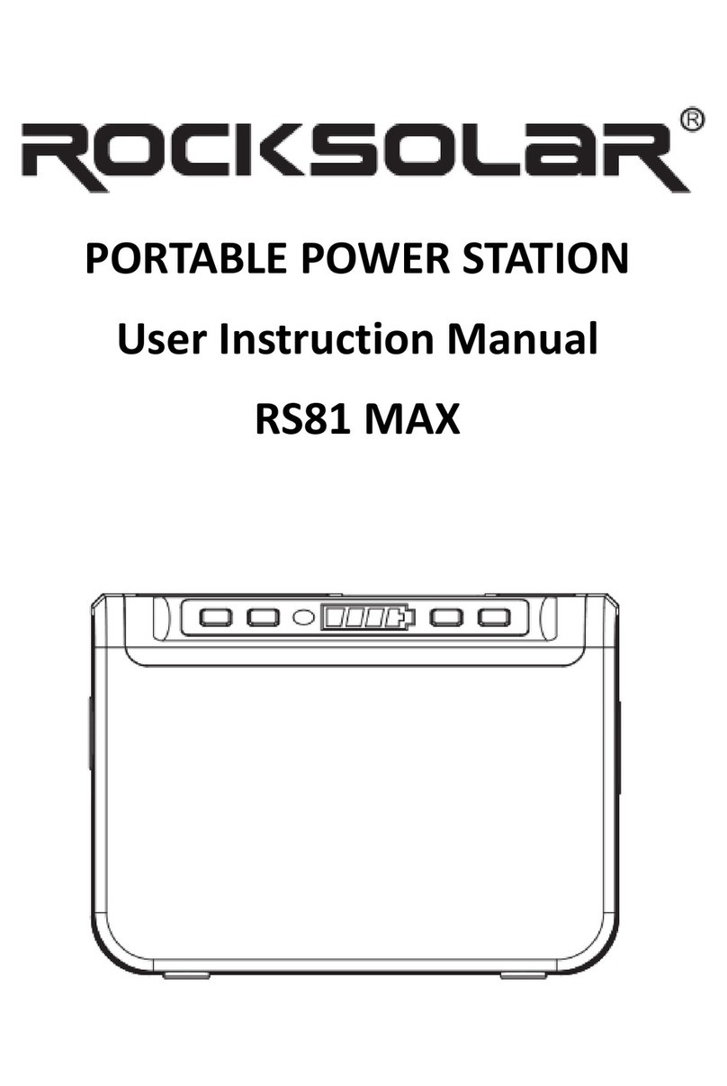 ROCKSOLAR RS81 MAX User instruction manual