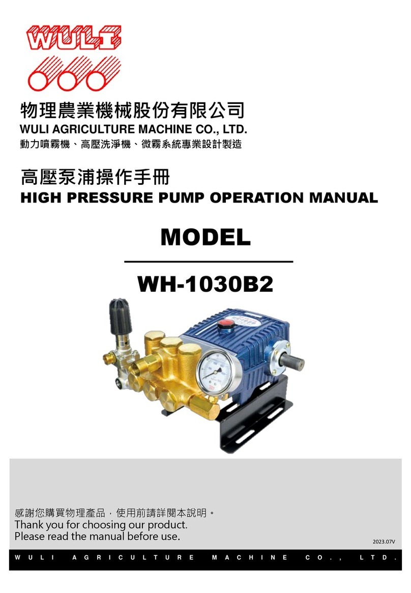 WULI WH-1030B2 Operation manual