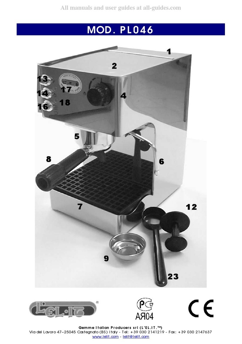 Lelit PL046 Product information sheet