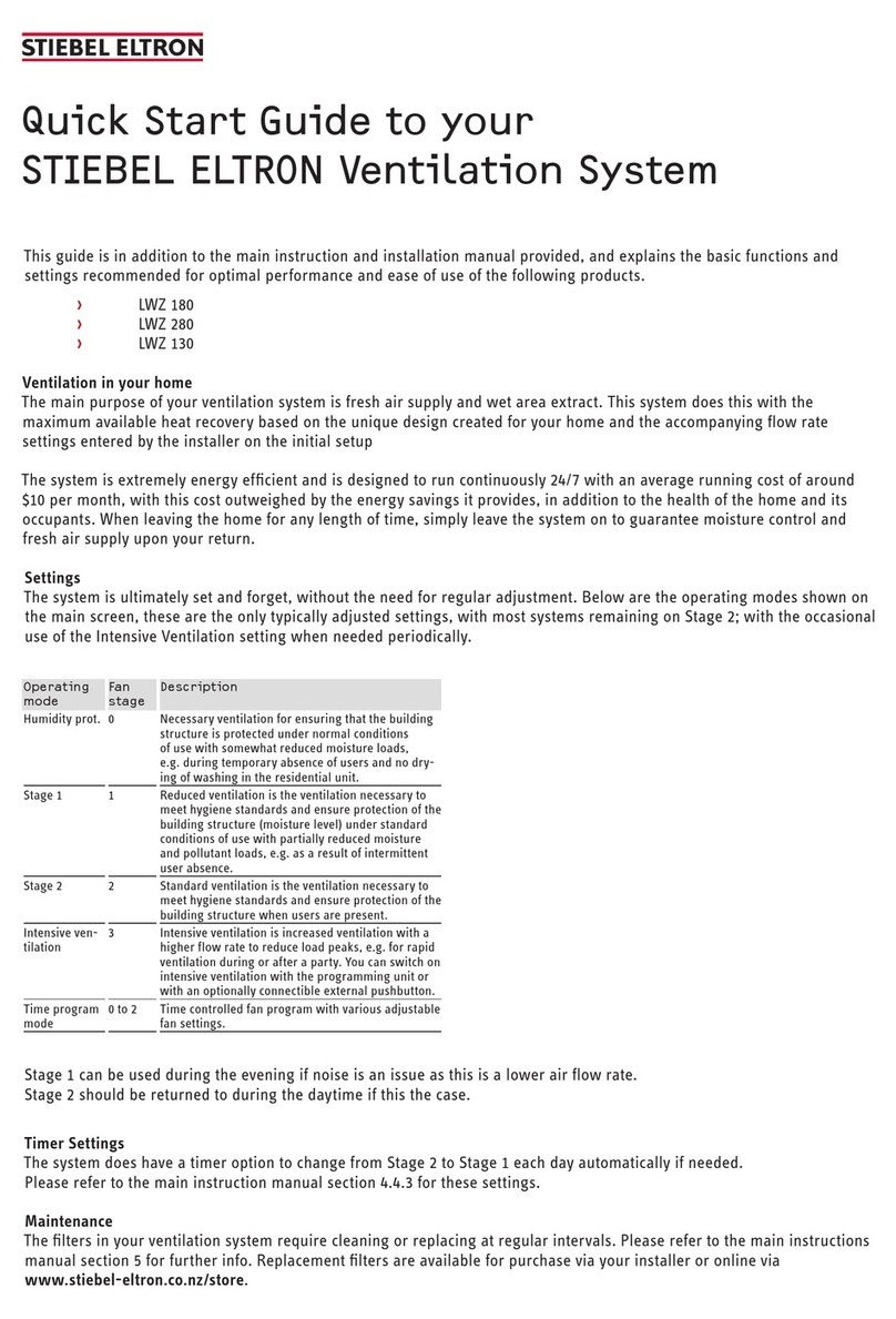 STIEBEL ELTRON LWZ 180 User manual