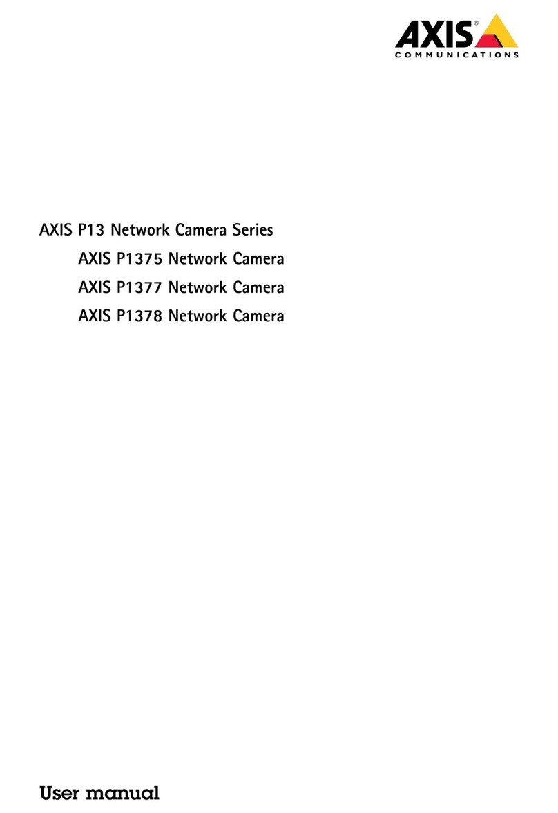 Axis P13 Series User manual Axis P13 Series User manual