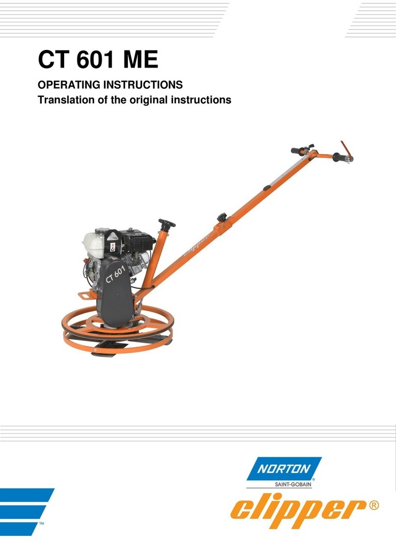 Norton clipper CT 601 ME operating instructions