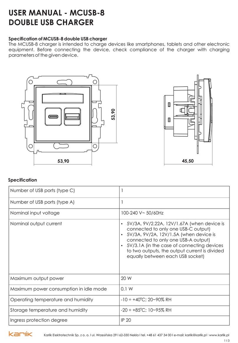 Karlik MCUSB-8 User manual Karlik MCUSB-8 User manual