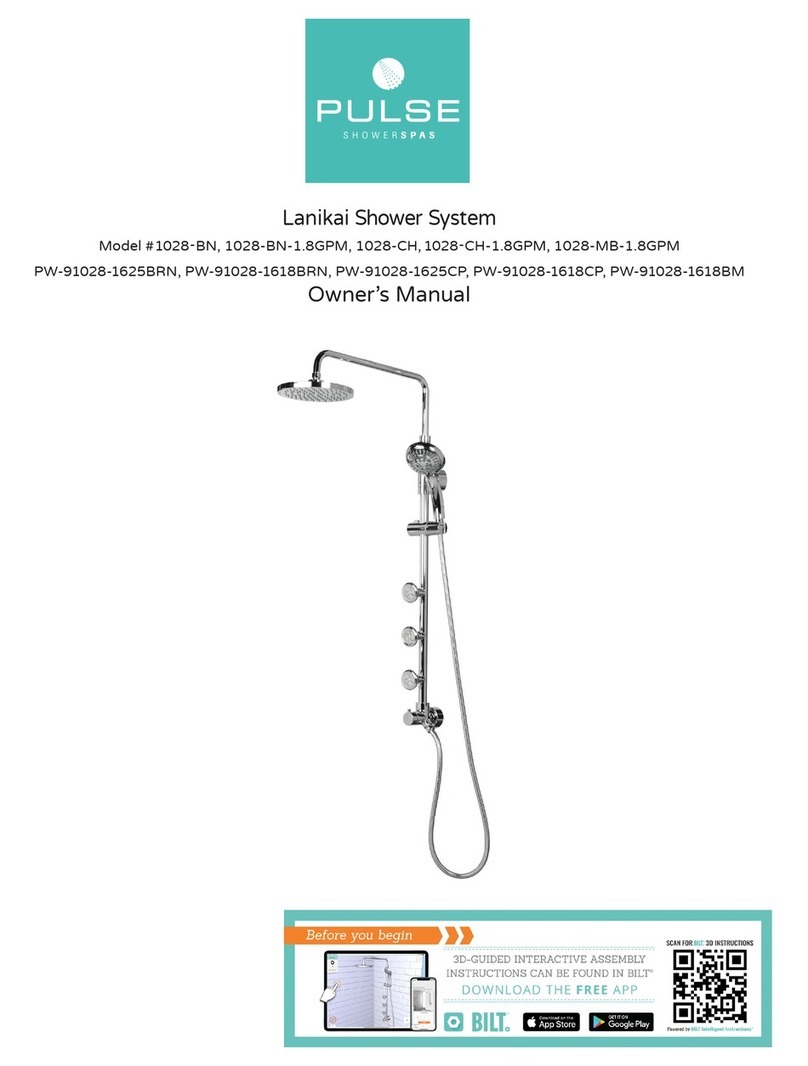 Pulse Shower Spas Lanikai 1028-BN User manual