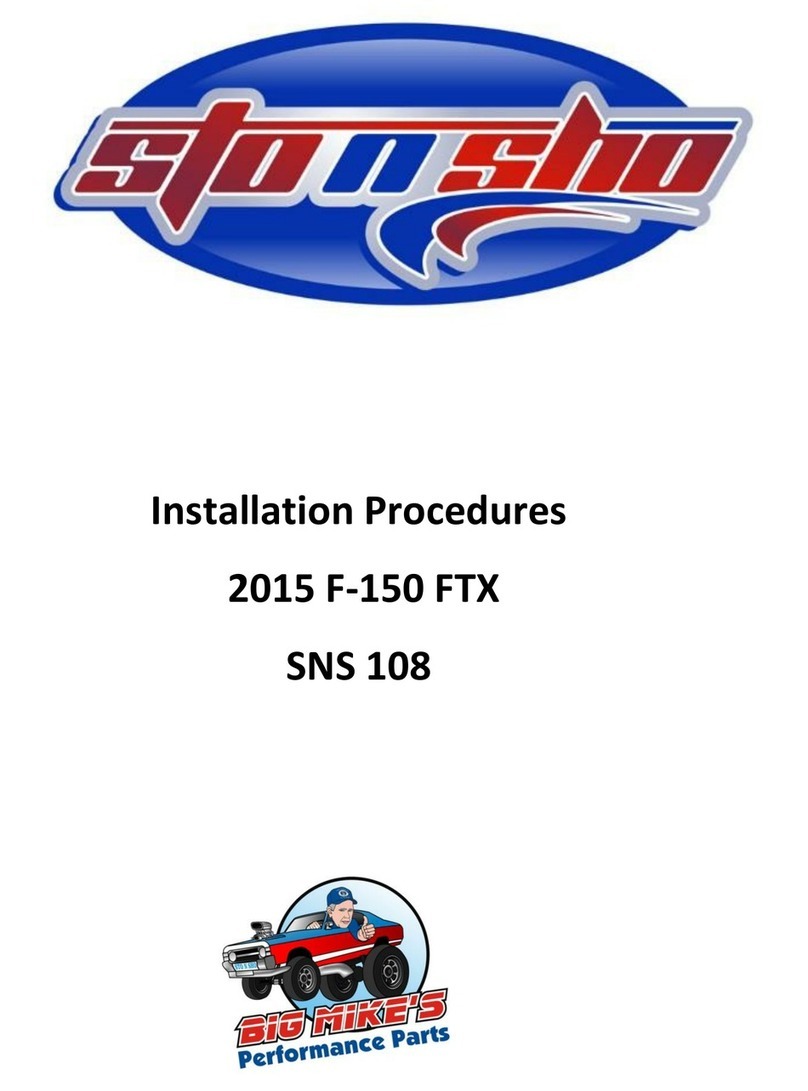 STO N SHO SNS 108 Installation procedures