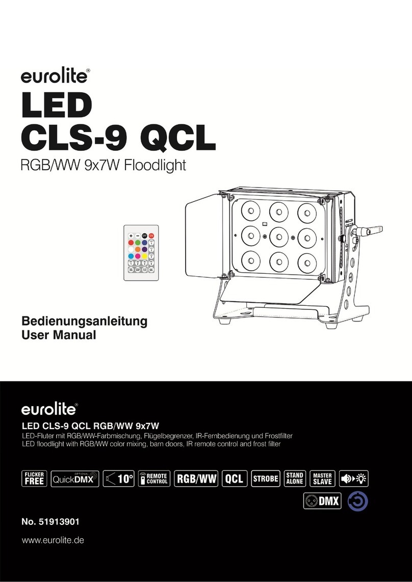 EuroLite LED CLS-9 QCL user manual