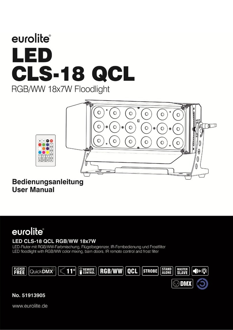 EuroLite LED CLS-18 QCL user manual