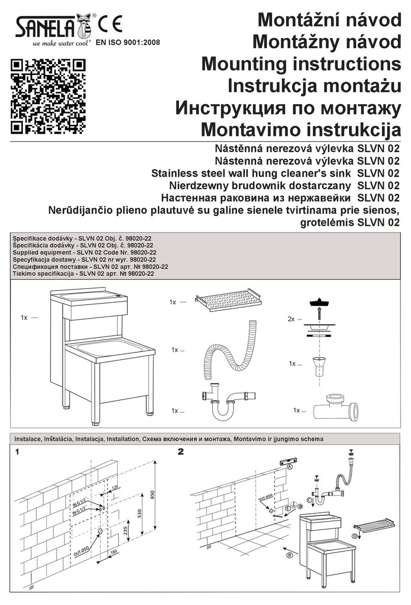 Sanela SLVN 02 Mounting instructions