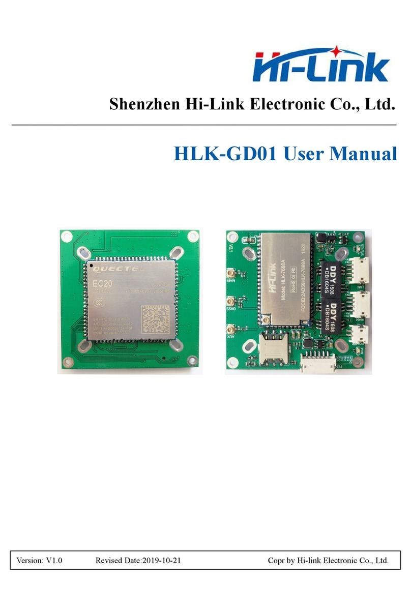 Hi-Link HLK-GD01 user manual