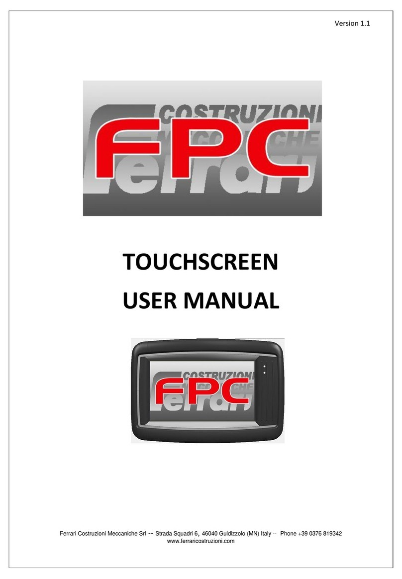 Ferrari Costruzioni Meccaniche FPC User manual