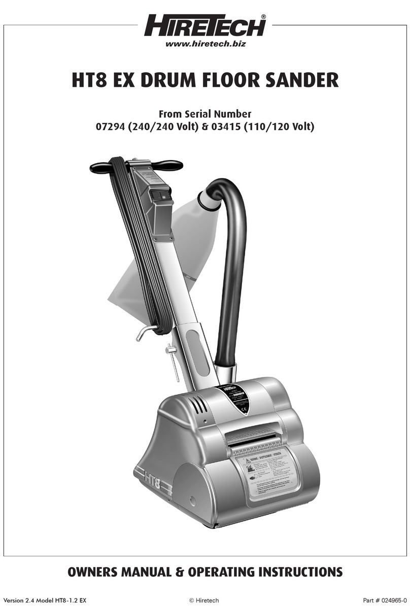 HIRED-HAND HT8 EX Owner's manual & operating instructions