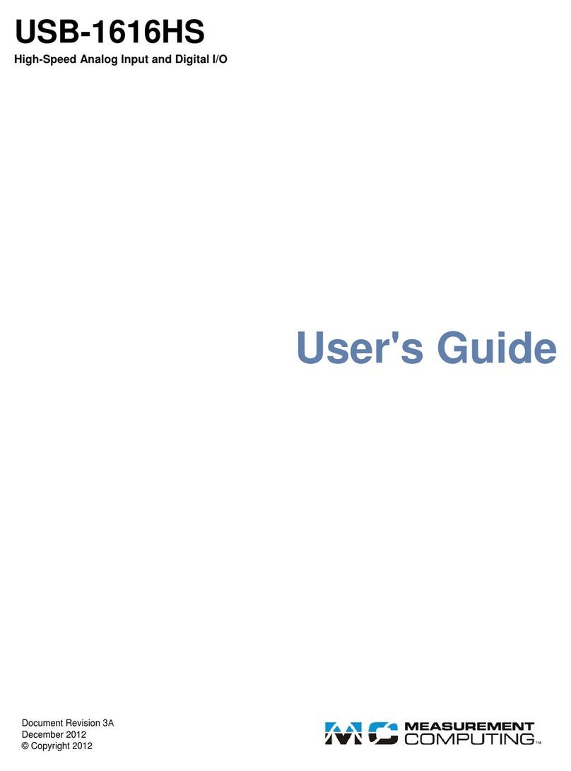Measurement Computing USB-1616HS User manual