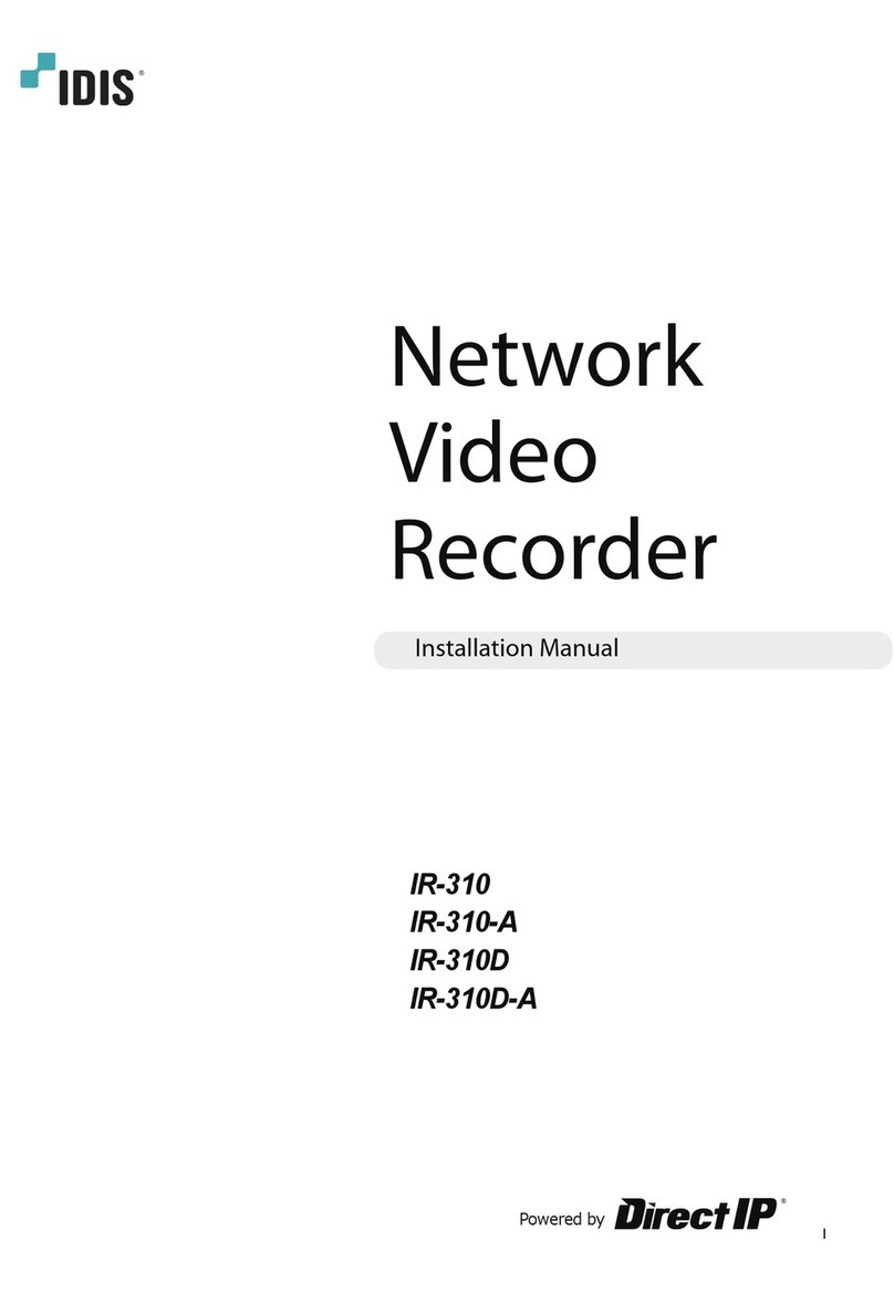 Idis IR-310 installation manual