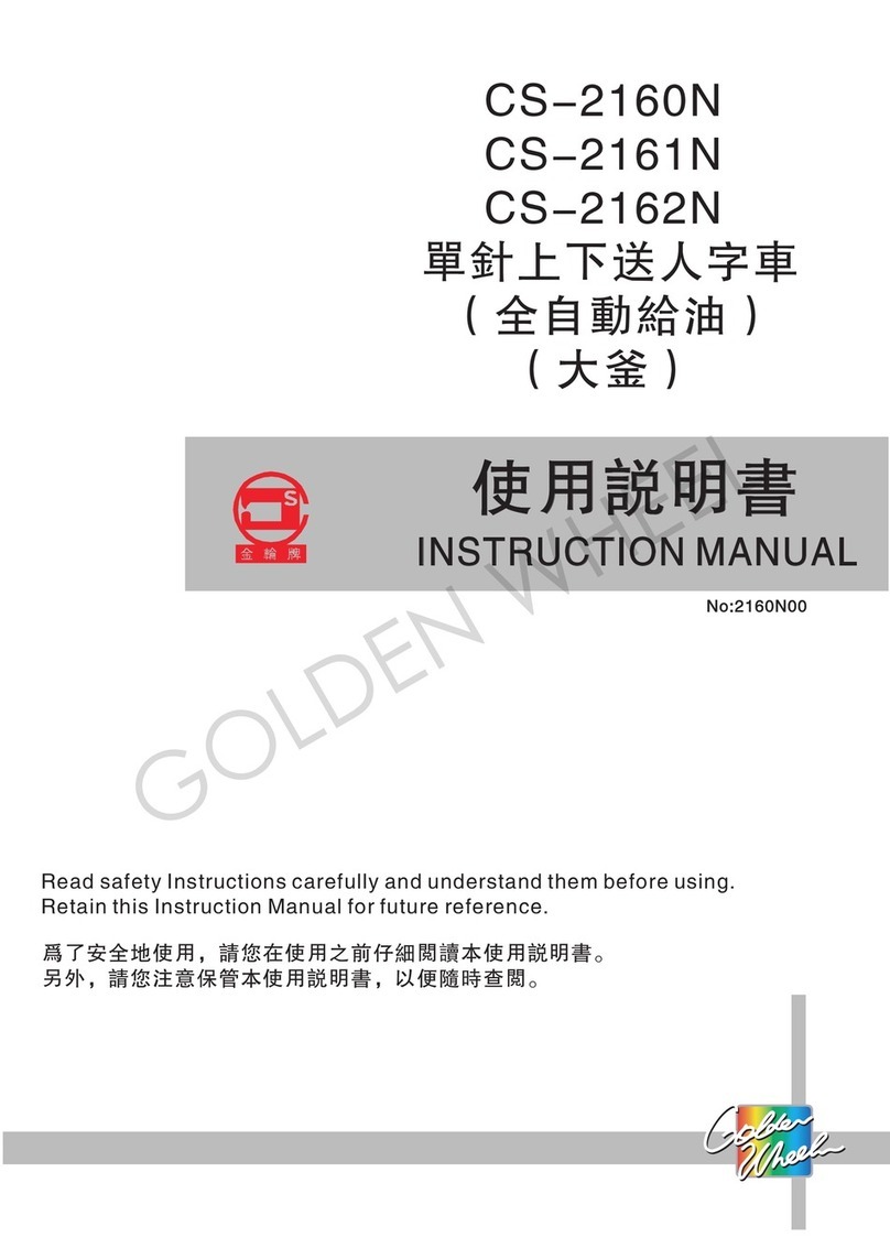 Golden wheel CS-2160N instruction manual