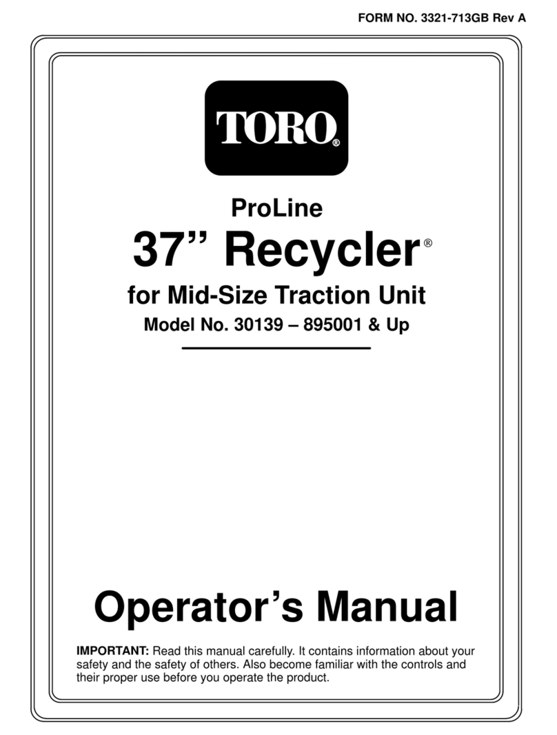 Toro ProLine 30139 Operator's manual